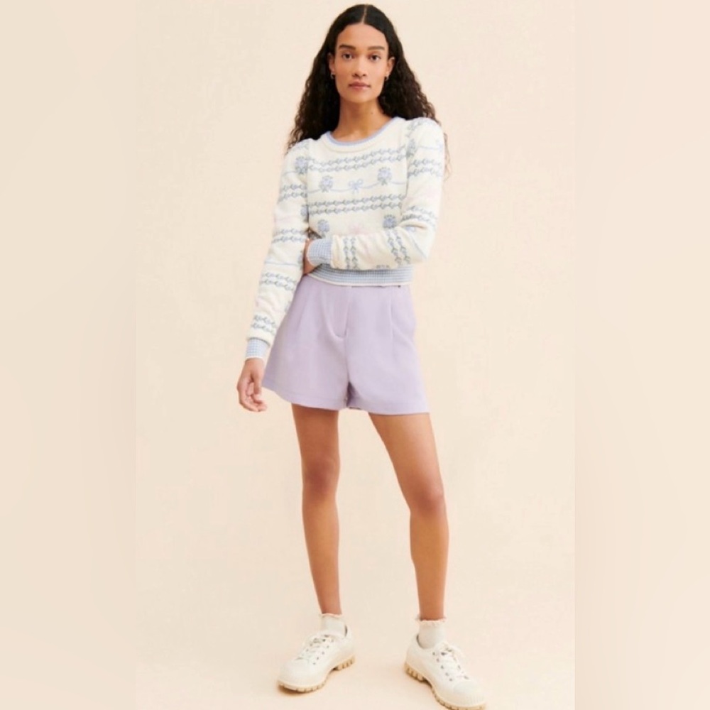 LoveShackFancy Dolana Crop Pullover Sweater - Picture 6 of 14